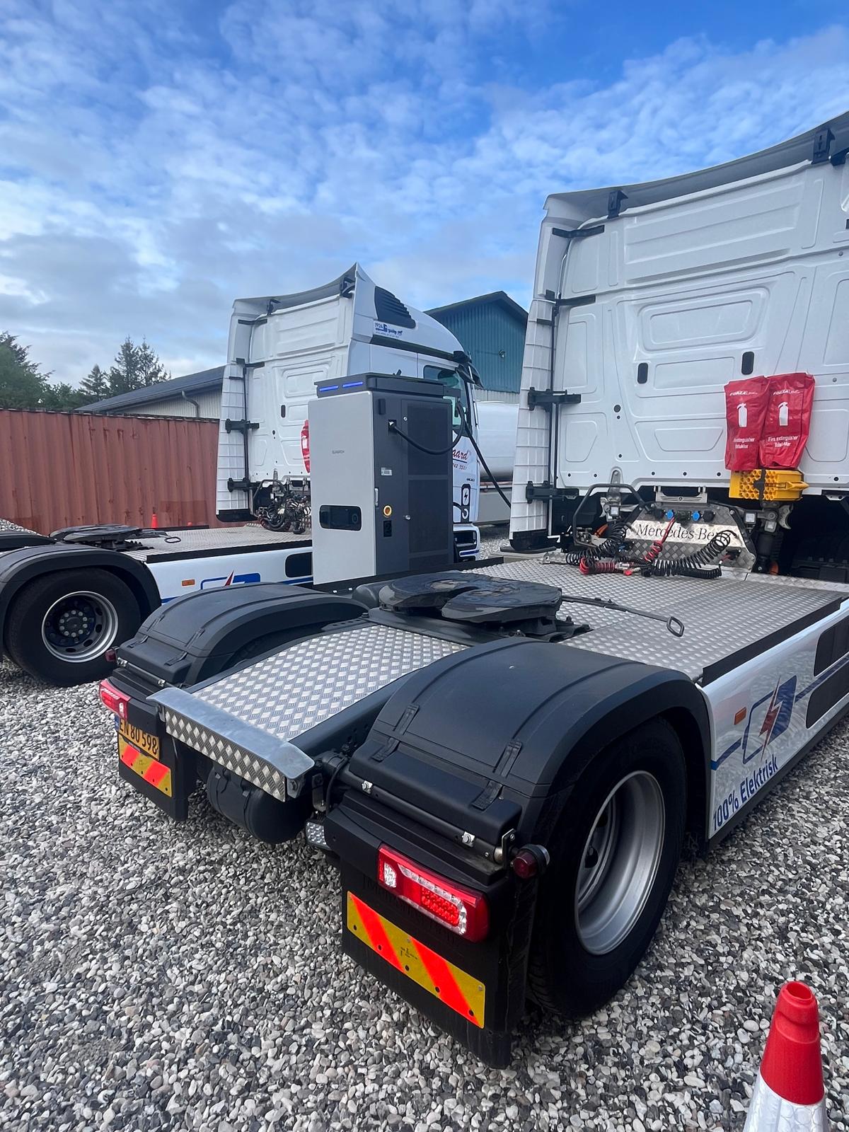 400 kW DC-ladestander hos Vognmand Brogaard