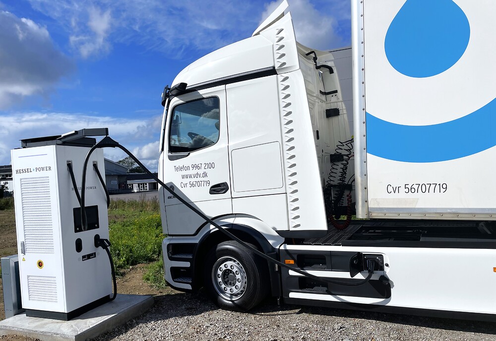 Hessel Power 240 kW ladestander hos Vrå Dampvaskeri